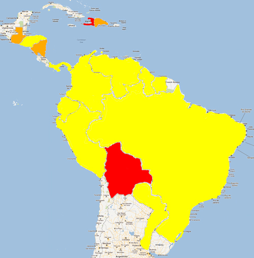 Hunger in Central and South America